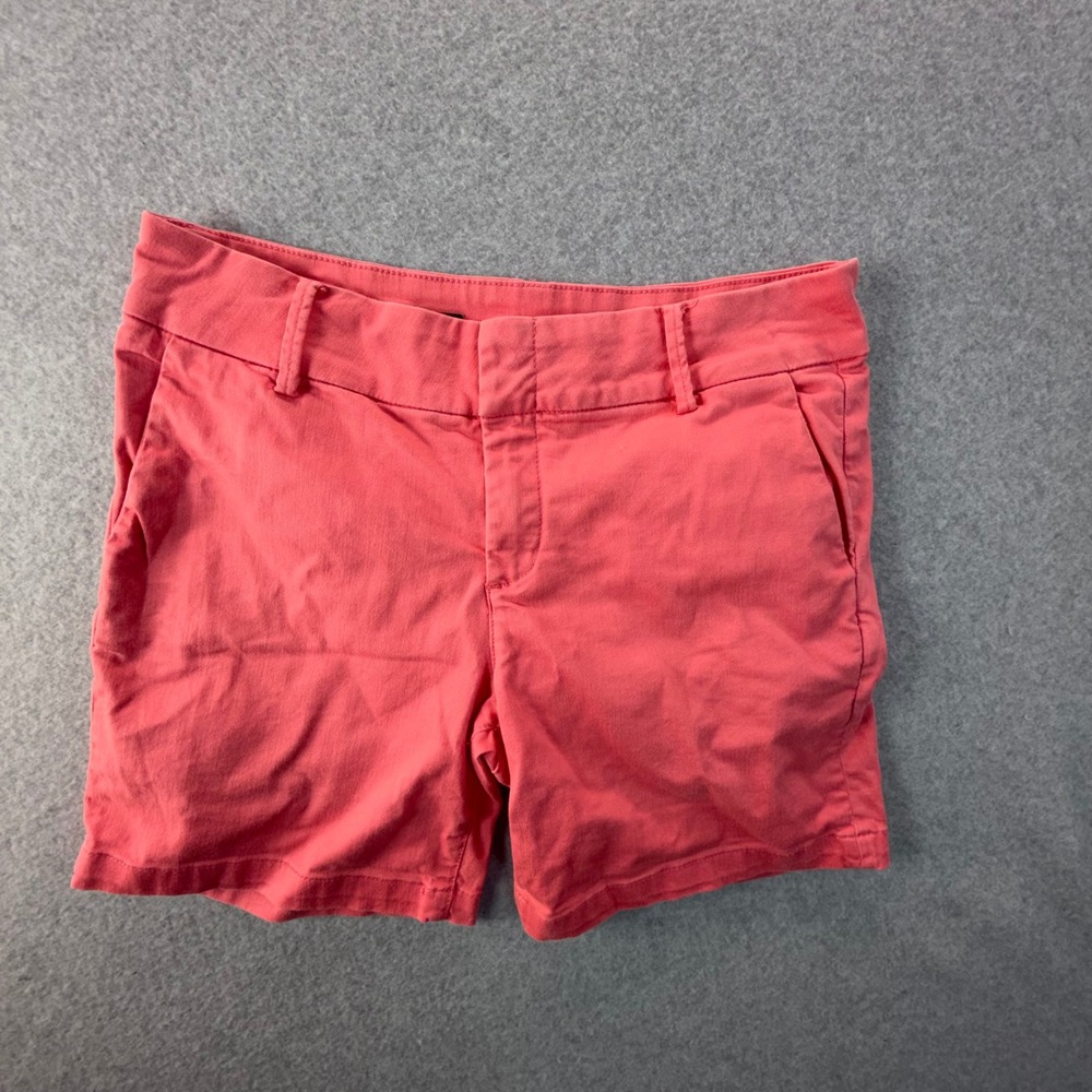Kut from the Kloth Walking Short Coral Pink Cotton Stretch Size 8 Womens Casual